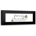 thumbnail image 1 of Kimberly, Allen 18x9 Black Modern Framed Museum Art Print Titled - Family Where LIfe Begins, 1 of 5