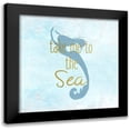 thumbnail image 1 of Kimberly, Allen 20x20 Black Modern Framed Museum Art Print Titled - A Mermaid 2, 1 of 5