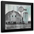 thumbnail image 1 of Kimberly, Allen 20x20 Black Modern Framed Museum Art Print Titled - At the Barn, 1 of 5