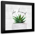 thumbnail image 1 of Kimberly, Allen 20x20 Black Modern Framed Museum Art Print Titled - Be Brave 2, 1 of 5