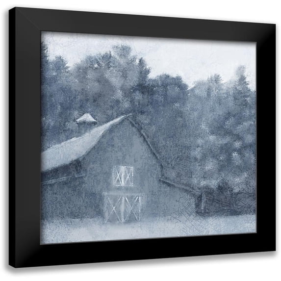 Kimberly, Allen 20x20 Black Modern Framed Museum Art Print Titled - Country Barn