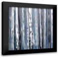 thumbnail image 1 of Kimberly, Allen 20x20 Black Modern Framed Museum Art Print Titled - Forest of Blue, 1 of 5