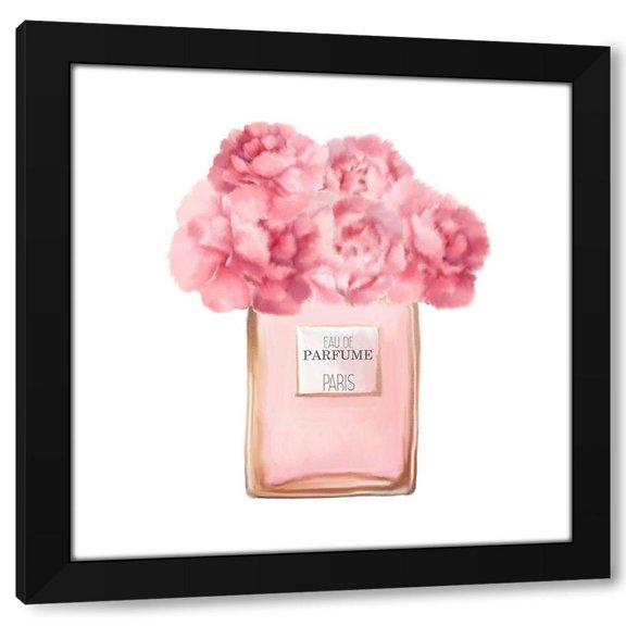 Allen Kimberly 20x20 Black Modern Wood Framed Wall Art Titled - From Paris 1