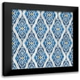 thumbnail image 1 of Kimberly, Allen 20x20 Black Modern Framed Museum Art Print Titled - Ikat 3, 1 of 5