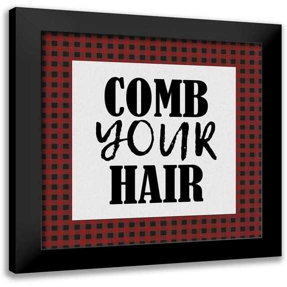 Kimberly, Allen 20x20 Black Modern Framed Museum Art Print Titled - In the Bath Rules 2