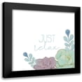 thumbnail image 1 of Kimberly, Allen 20x20 Black Modern Framed Museum Art Print Titled - Just Breathe 2, 1 of 5