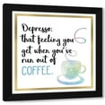 thumbnail image 1 of Allen Kimberly 20x20 Black Modern Wood Framed Wall Art Titled - Just Coffee 7, 1 of 6