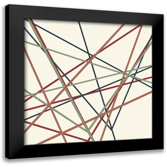 Kimberly, Allen 20x20 Black Modern Framed Museum Art Print Titled - Lined 1