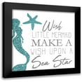 thumbnail image 1 of Kimberly, Allen 20x20 Black Modern Framed Museum Art Print Titled - Mermaid Dreams 3 Silver, 1 of 5
