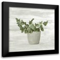 thumbnail image 1 of Kimberly, Allen 20x20 Black Modern Framed Museum Art Print Titled - Muted Spring Green, 1 of 5