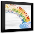 thumbnail image 1 of Kimberly, Allen 20x20 Black Modern Framed Museum Art Print Titled - Over The Rainbow 3, 1 of 5