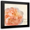 thumbnail image 1 of Kimberly, Allen 20x20 Black Modern Framed Museum Art Print Titled - Spring Blooming Peach, 1 of 5