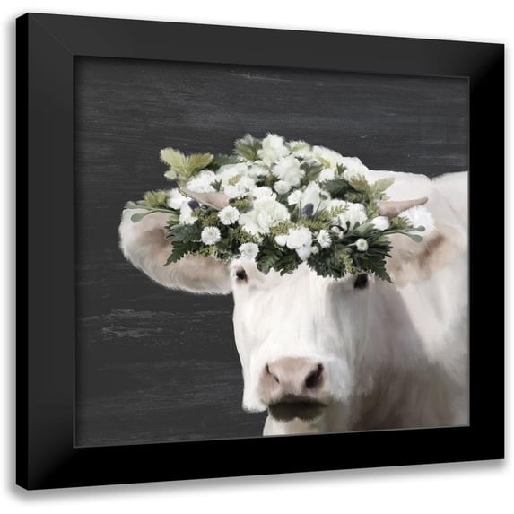 Kimberly, Allen 20x20 Black Modern Framed Museum Art Print Titled - Summer Wreath