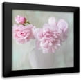 thumbnail image 1 of Kimberly, Allen 20x20 Black Modern Framed Museum Art Print Titled - Vase of Pink, 1 of 5