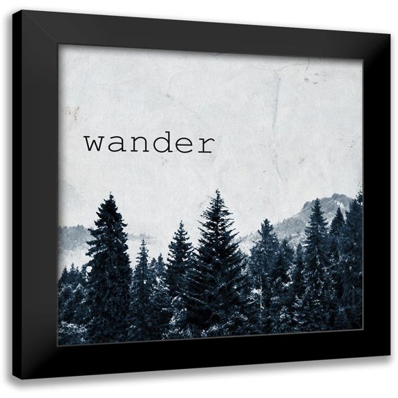 Kimberly, Allen 20x20 Black Modern Framed Museum Art Print Titled - Wander