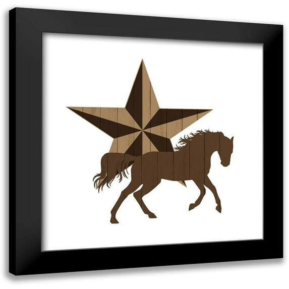 Kimberly, Allen 20x20 Black Modern Framed Museum Art Print Titled - Western Star 1