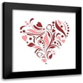 thumbnail image 1 of Kimberly, Allen 20x20 Black Modern Framed Museum Art Print Titled - XOXO 2, 1 of 5