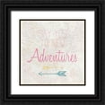 thumbnail image 1 of Kimberly, Allen 20x20 Black Ornate Wood Framed with Double Matting Museum Art Print Titled - Adventures 1, 1 of 4