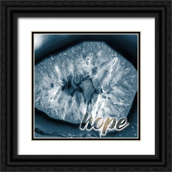 Kimberly, Allen 20x20 Black Ornate Wood Framed with Double Matting Museum Art Print Titled - Agate 3