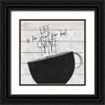 thumbnail image 1 of Kimberly, Allen 20x20 Black Ornate Wood Framed with Double Matting Museum Art Print Titled - Coffee Life 4, 1 of 4