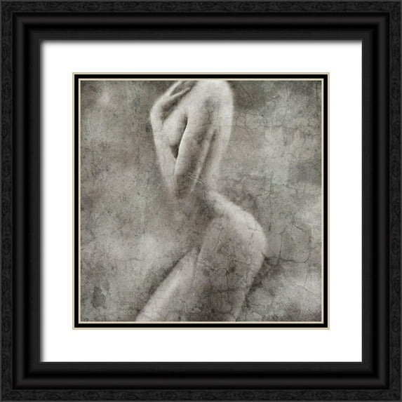 Kimberly, Allen 20x20 Black Ornate Wood Framed with Double Matting Museum Art Print Titled - Figure No 32
