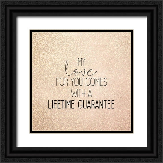 Kimberly, Allen 20x20 Black Ornate Wood Framed with Double Matting Museum Art Print Titled - My Love