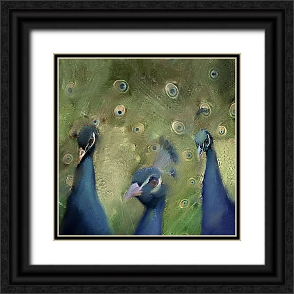 Kimberly, Allen 20x20 Black Ornate Wood Framed with Double Matting Museum Art Print Titled - Royal 2