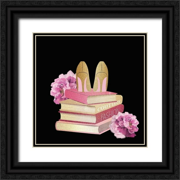 Kimberly, Allen 20x20 Black Ornate Wood Framed with Double Matting Museum Art Print Titled - Scents of Paris 2