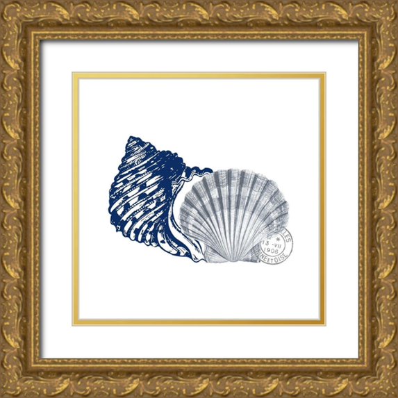 Kimberly, Allen 20x20 Gold Ornate Wood Framed with Double Matting Museum Art Print Titled - Adventures at Sea 6