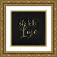 thumbnail image 1 of Kimberly, Allen 20x20 Gold Ornate Wood Framed with Double Matting Museum Art Print Titled - Fall in Love 1, 1 of 4