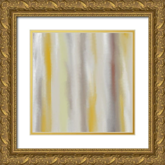 Kimberly, Allen 20x20 Gold Ornate Wood Framed with Double Matting Museum Art Print Titled - Rainy Day