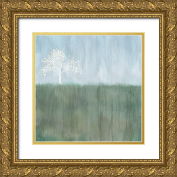 Kimberly, Allen 20x20 Gold Ornate Wood Framed with Double Matting Museum Art Print Titled - Vista