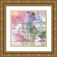 thumbnail image 1 of Kimberly, Allen 20x20 Gold Ornate Wood Framed with Double Matting Museum Art Print Titled - Watercolor Travel 4, 1 of 4