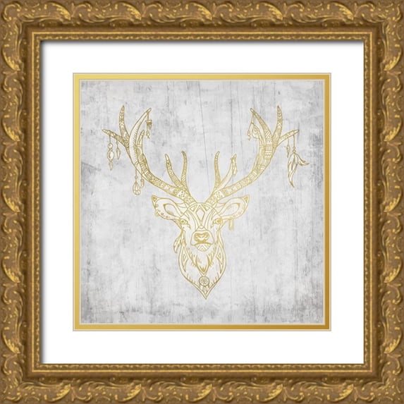 Kimberly, Allen 20x20 Gold Ornate Wood Framed with Double Matting Museum Art Print Titled - Wild 3