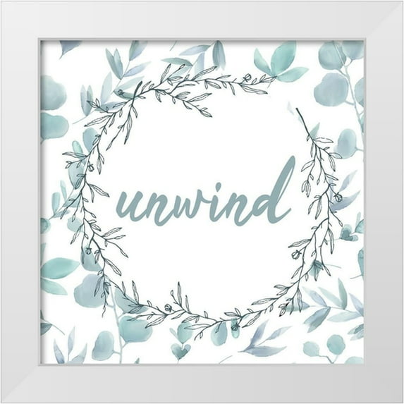 Kimberly, Allen 20x20 White Modern Wood Framed Museum Art Print Titled - Blue Bath 3