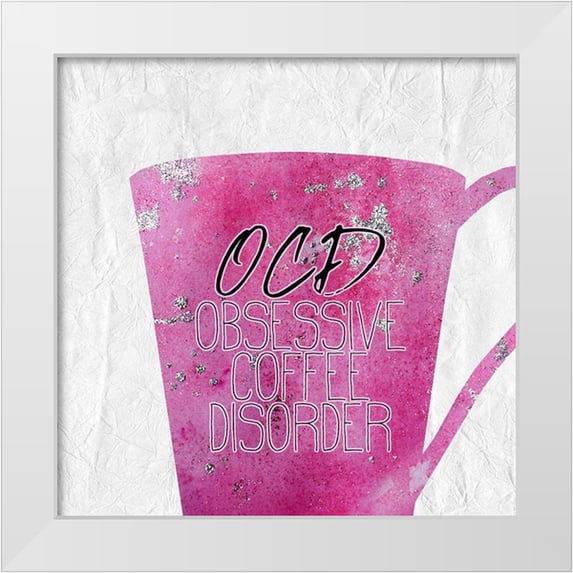 Kimberly, Allen 20x20 White Modern Wood Framed Museum Art Print Titled - Coffee Days 13