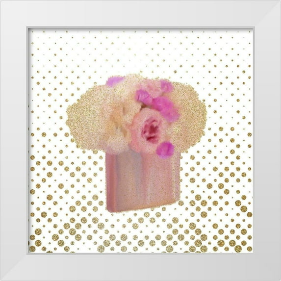 Kimberly, Allen 20x20 White Modern Wood Framed Museum Art Print Titled - La La 1