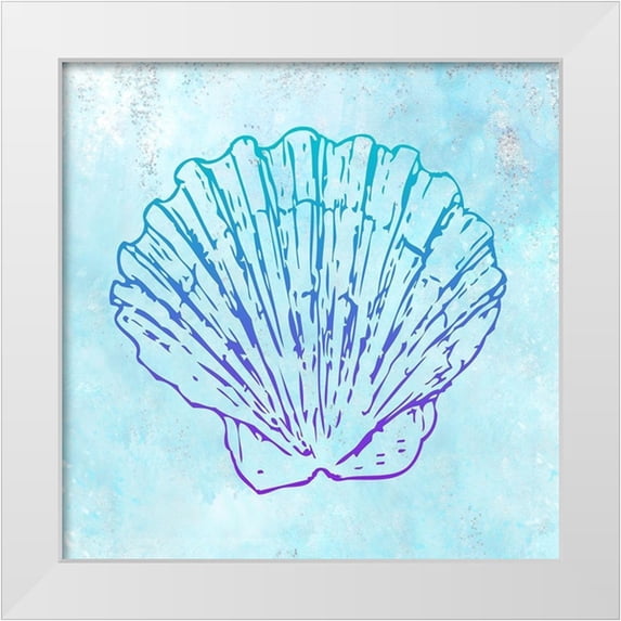 Kimberly, Allen 20x20 White Modern Wood Framed Museum Art Print Titled - Mermaids 5