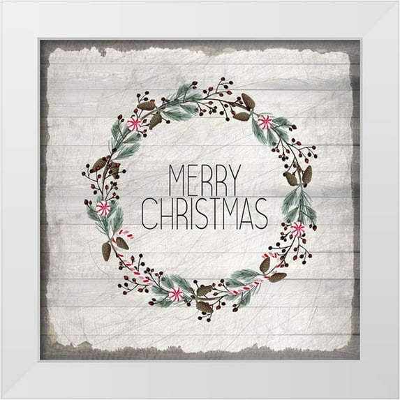 Kimberly, Allen 20x20 White Modern Wood Framed Museum Art Print Titled - Nostalgic Christmas 9