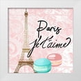 thumbnail image 1 of Kimberly, Allen 20x20 White Modern Wood Framed Museum Art Print Titled - Paris Bonjour 1, 1 of 4