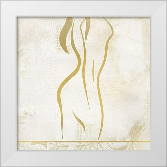Kimberly, Allen 20x20 White Modern Wood Framed Museum Art Print Titled - Serenity Calm 3