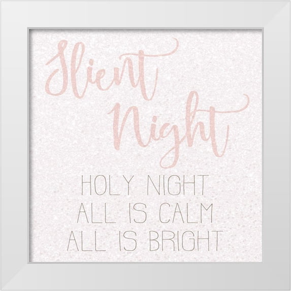Kimberly, Allen 20x20 White Modern Wood Framed Museum Art Print Titled - Slient Night