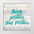 thumbnail image 1 of Kimberly, Allen 20x20 White Modern Wood Framed Museum Art Print Titled - Stay Positive, 1 of 4