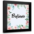 thumbnail image 1 of Kimberly, Allen 20x24 Black Modern Framed Museum Art Print Titled - Believe, 1 of 5