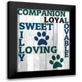 thumbnail image 1 of Kimberly, Allen 20x24 Black Modern Framed Museum Art Print Titled - Pets Are 1, 1 of 5