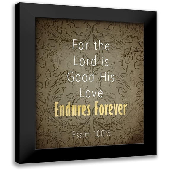 Kimberly, Allen 20x24 Black Modern Framed Museum Art Print Titled - Psalms 2