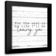 thumbnail image 1 of Kimberly, Allen 20x24 Black Modern Framed Museum Art Print Titled - The Rest of my Life, 1 of 5