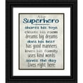 thumbnail image 1 of Kimberly, Allen 20x24 Black Ornate Wood Framed with Double Matting Museum Art Print Titled - A True Super Hero, 1 of 4