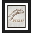 thumbnail image 1 of Kimberly, Allen 20x24 Black Ornate Wood Framed with Double Matting Museum Art Print Titled - Dinosaur 2, 1 of 4