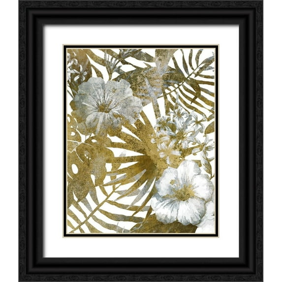 Kimberly, Allen 20x24 Black Ornate Wood Framed with Double Matting Museum Art Print Titled - Tropic Bloom 1